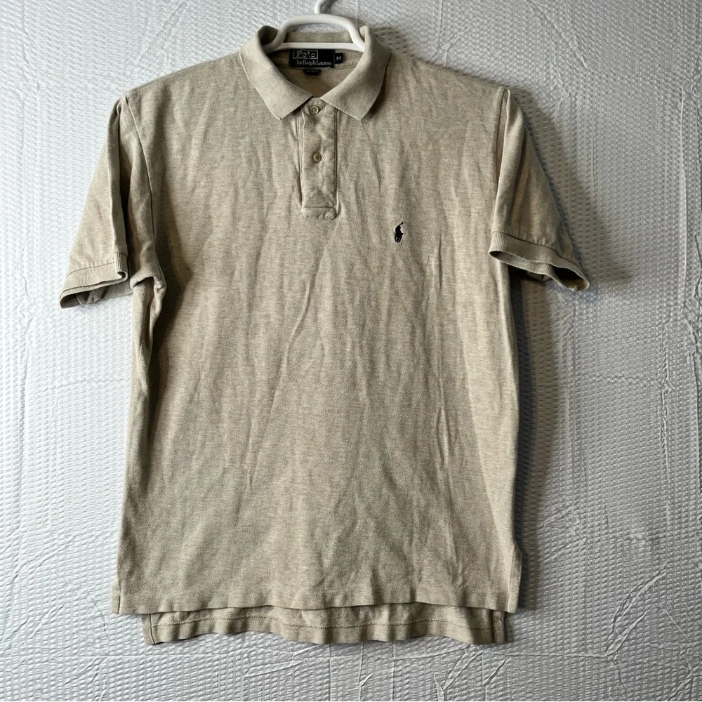 Polo Ralph Lauren Beige Cotton Polo Size M